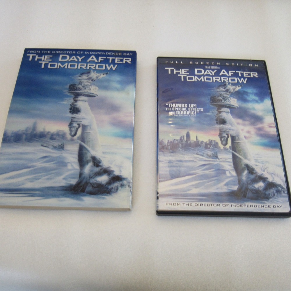 The Day After Tomorrow‎ DVD Full Screen Edition Slipcover 2004 Roland Emmerich
